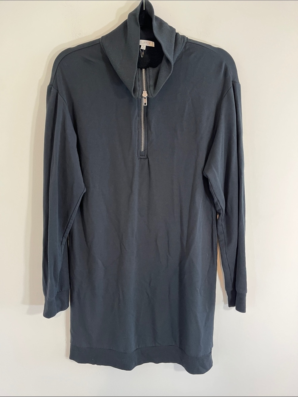 Z Supply a Z Supply long-sleeve quarter-zip pullover dress